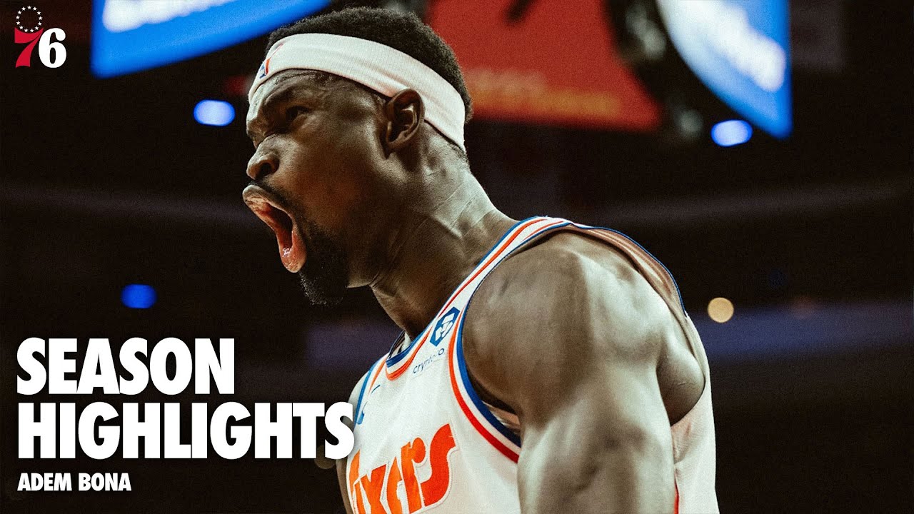 Adem Bona 2024-25 Rookie Season Highlights background