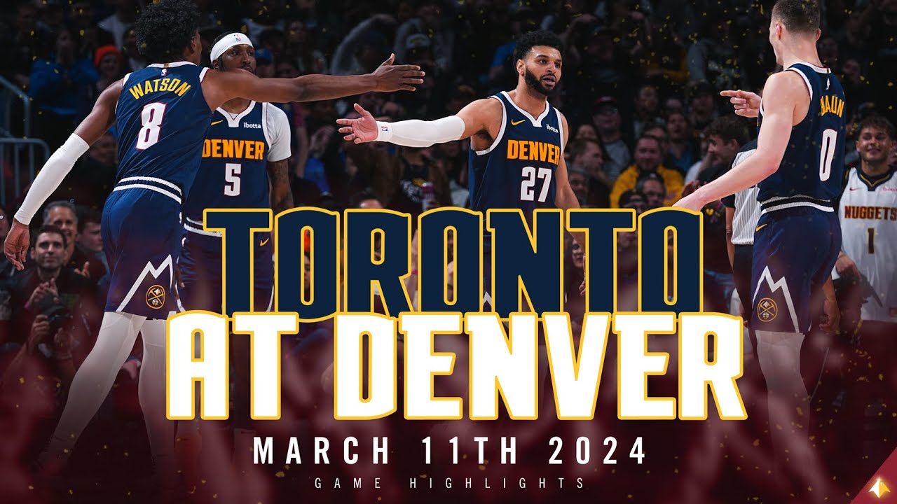 EPIC 22-POINT COMEBACK | Denver Nuggets vs. Toronto Raptors Full Game Highlights 🎥 background
