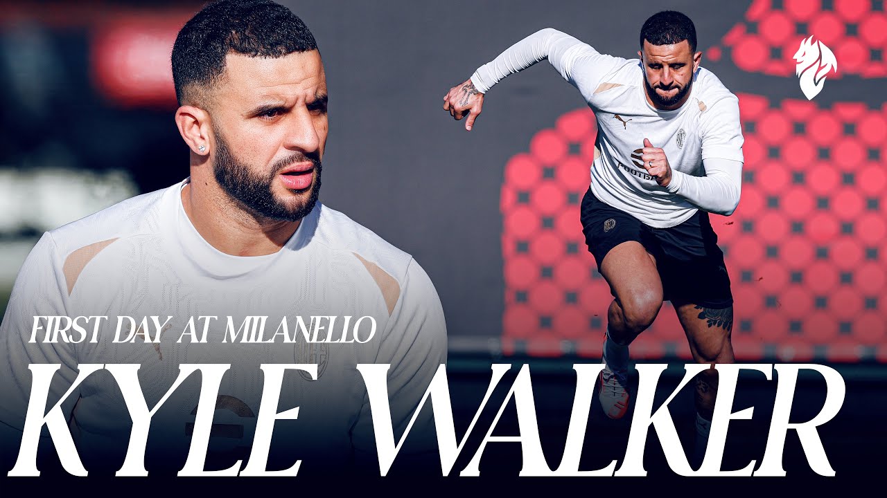 𝑲𝒚𝒍𝒆 𝑾𝒂𝒍𝒌𝒆𝒓's First Day at Milanello background