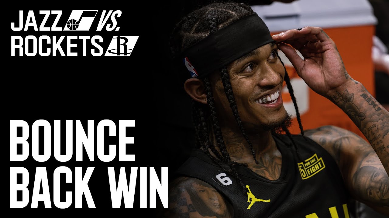 Jazz HANG TOUGH vs. Rockets at home 🖤 | UTAH JAZZ background