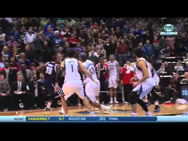Thunder beats TWolves background