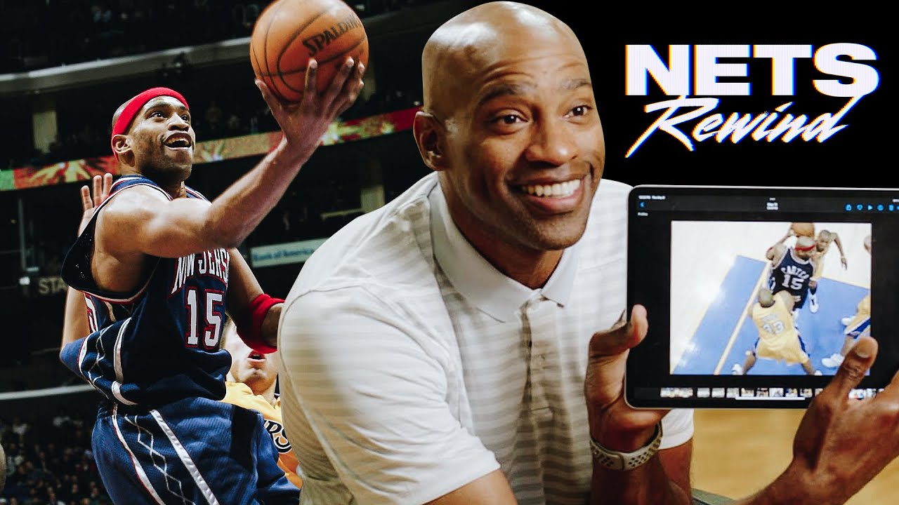 Vince Carter Shares Every Detail Of His Most Memorable Plays | Nets Rewind background
