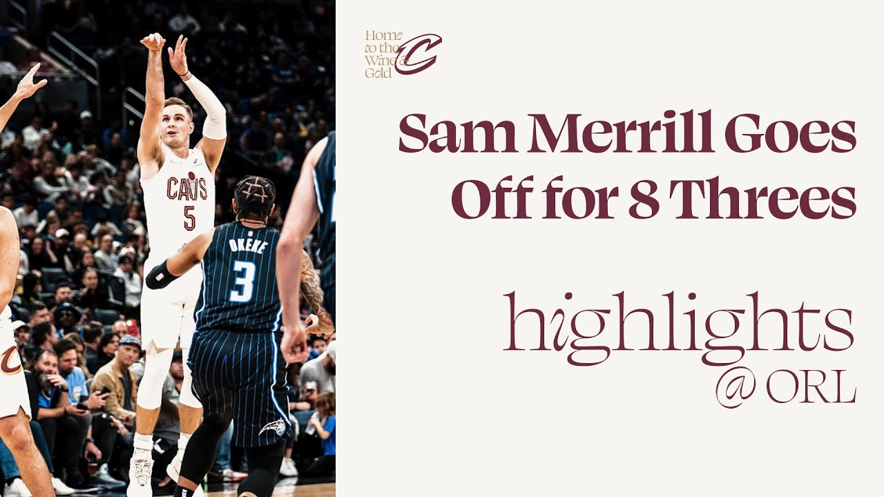 Sam Merrill Highlights at Magic | 1.22.2024 background