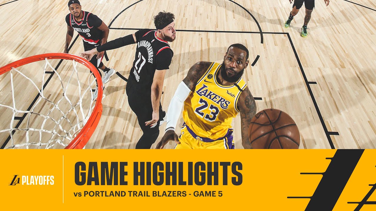 HIGHLIGHTS | LeBron James (36 pts, 10 reb, 10 ast) vs Portland Trail Blazers background