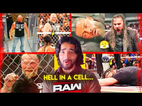 'Hell in a Cell Panga⚠️' Roman Reigns, Brock Lesnar, Oba Femi, Seth Rollins - WWE Raw Highlights