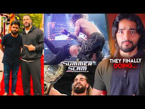 Really?ЁЯЗоЁЯЗ│....SummerSlam Confimed to be Chaos, Roman Reigns, Seth Rollins, Oba Femi Heel Turn