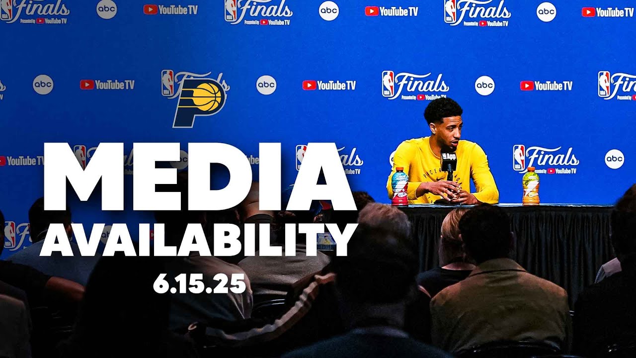 Indiana Pacers NBA Finals Media Availability | June 15, 2025 background