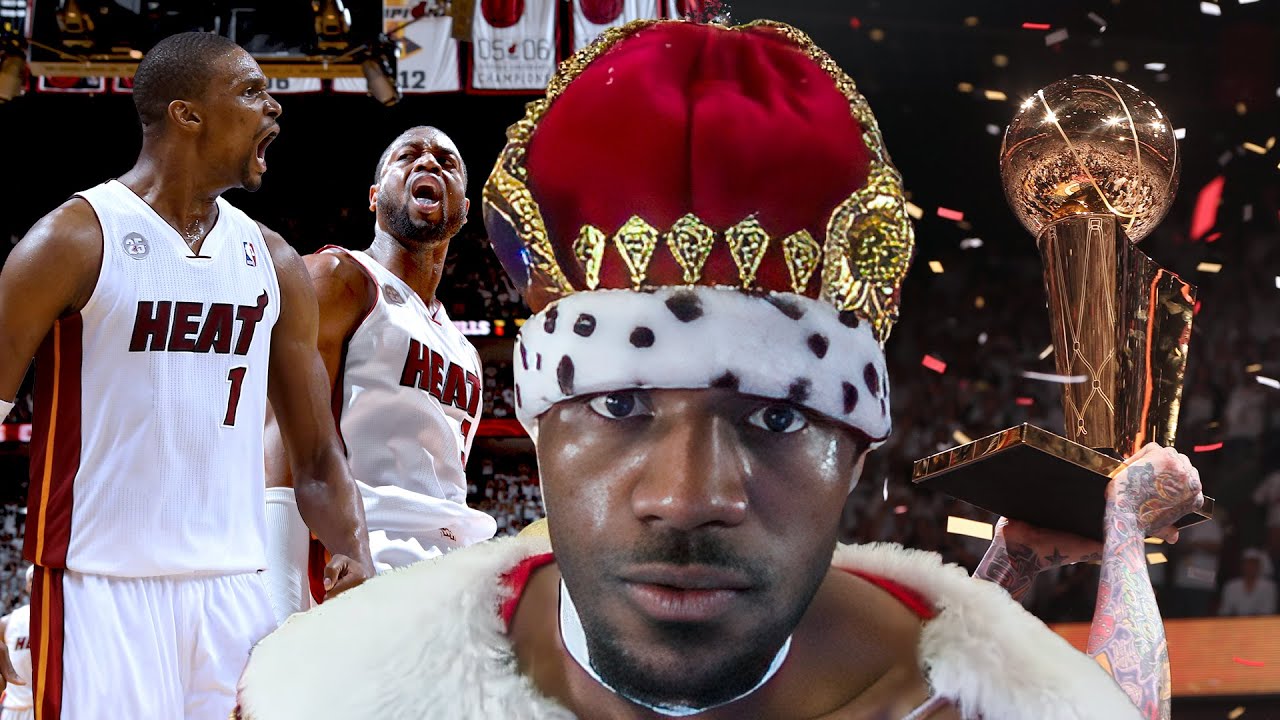 FLASHBACK: Dwyane Wade, LeBron James and Chris Bosh's Historic 2012-13 Season ππ background