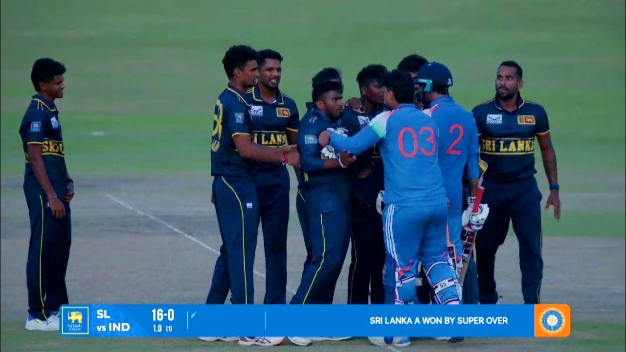 Watch : Vaibhav Suryavanshi vs Srilanka A Players Fight Video | Vaibhav Suryavanshi Fight Today SL A background
