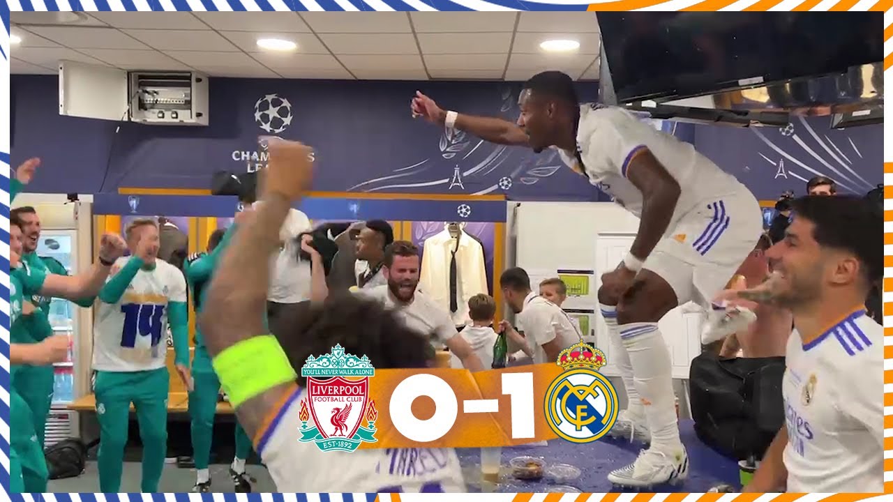 Real Madrid's Champions League dressing room celebrations!
