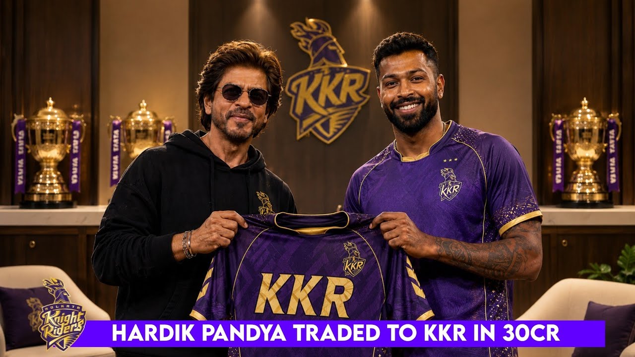 Hardik Pandya Trade to KKR Announced - Hardik Pandya Traded to KKR in Place of Cameron Green background