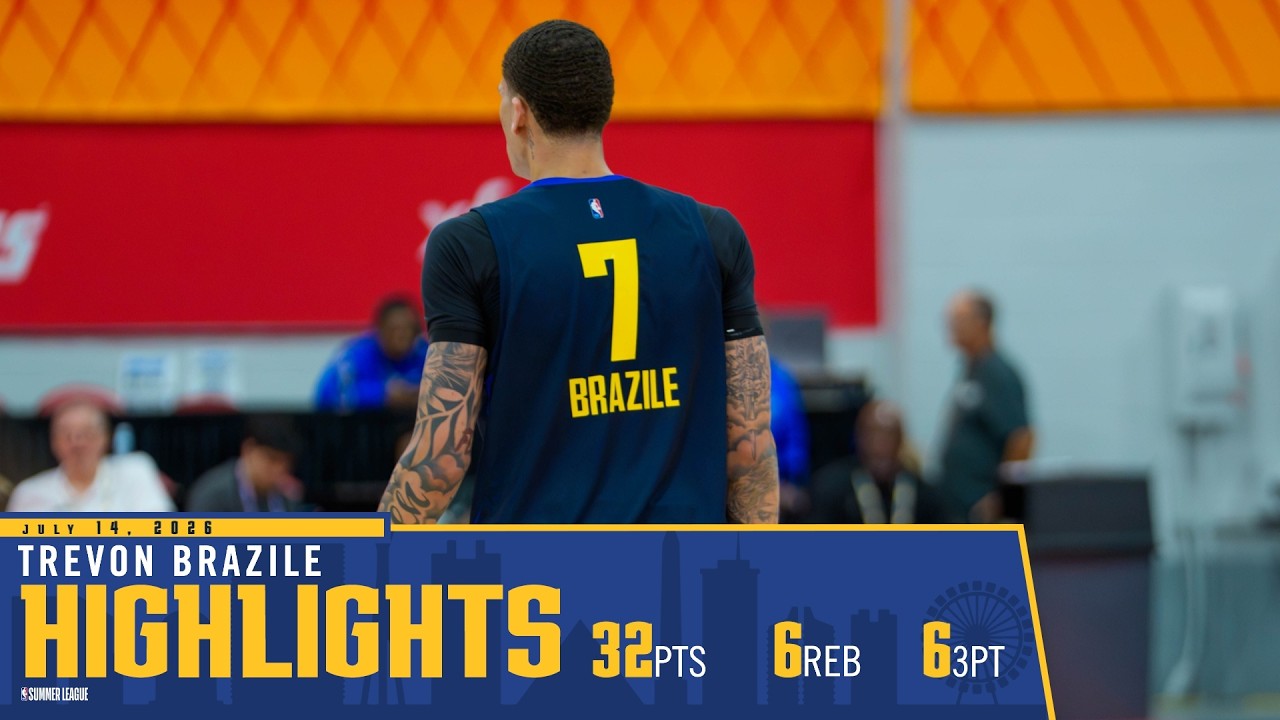 Trevon Brazile 32 PTS Highlights vs. Thunder πΊ | 2026 NBA Summer League