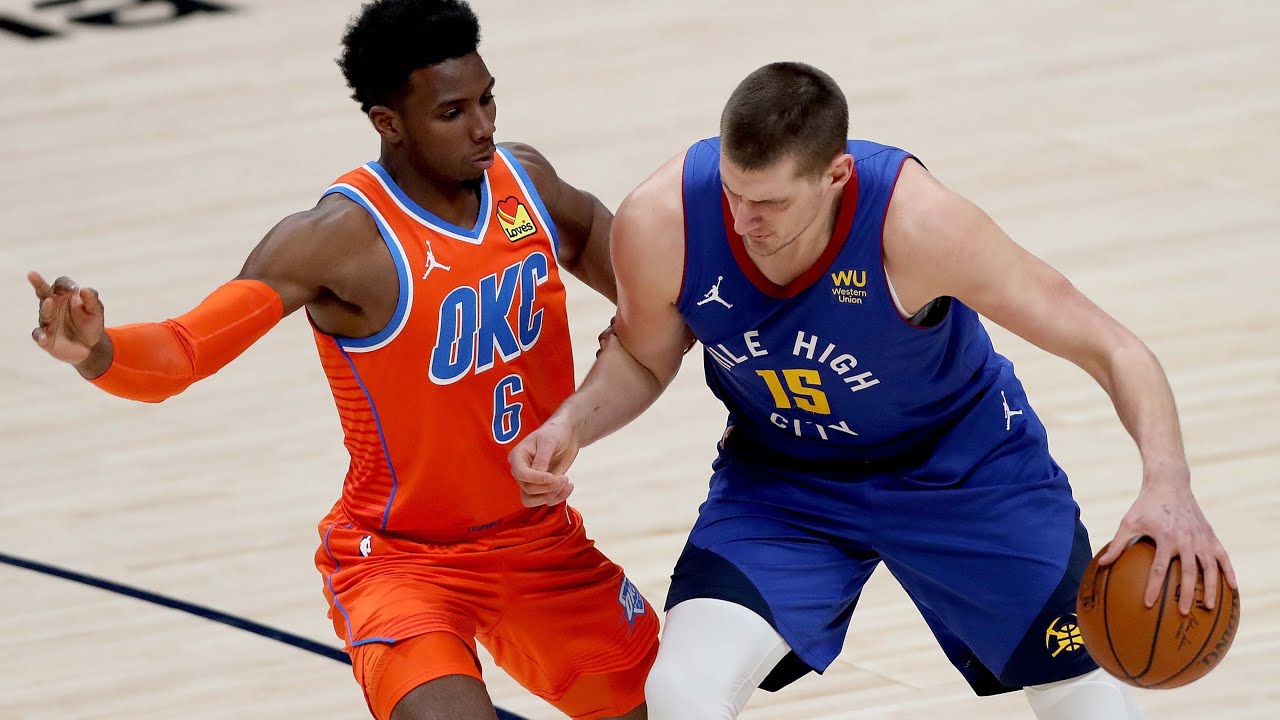 Nikola Jokić highlights (22 points) vs. Thunder (02/12/2021) background