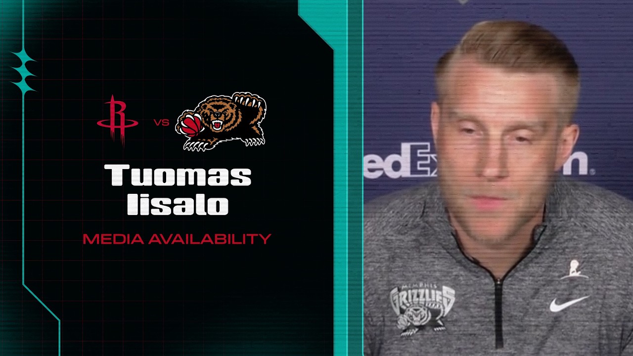 Tuomas Iisalo Press Conference | Grizzlies vs. Rockets