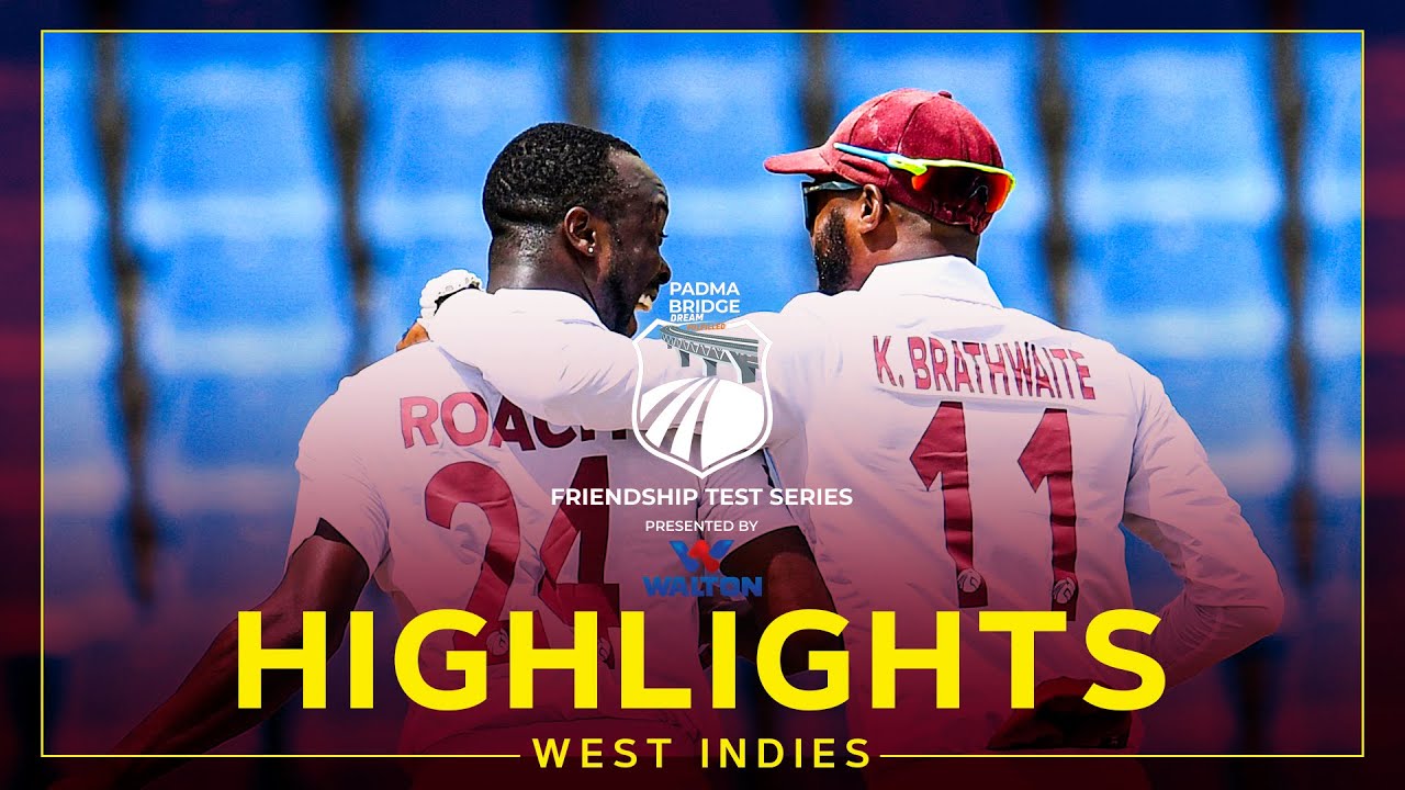 Highlights | West Indies v Bangladesh | Bowlers Give WI the Edge! | 1st Test Day 1
