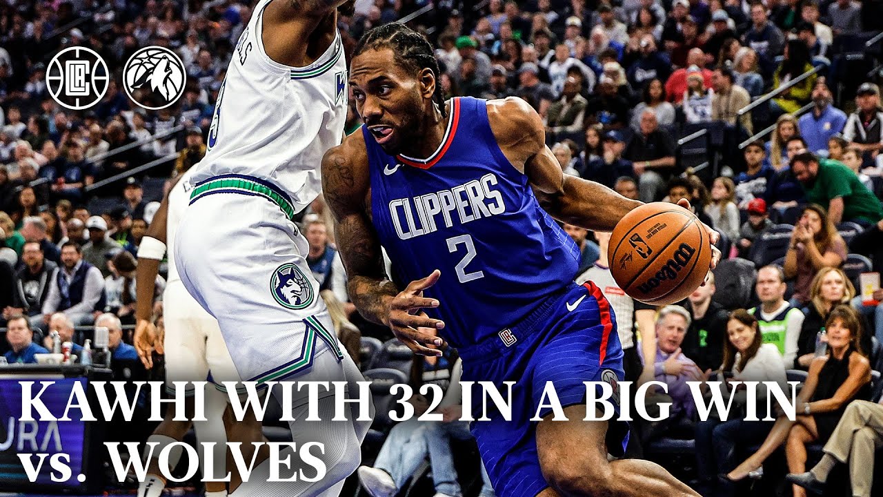 Kawhi with 32 in a Big Win vs. Timberwolves Highlights | LA Clippers