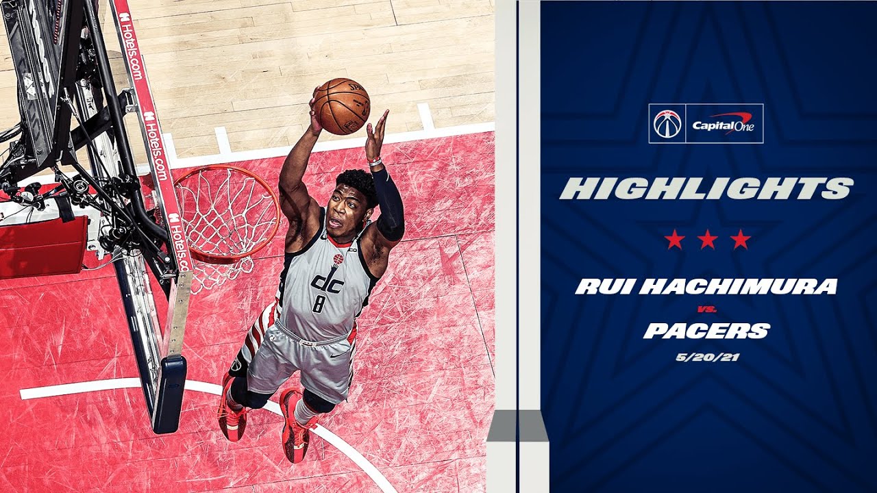 Highlights: Rui Hachimura puts up 18 vs. Pacers -5/20/21 background
