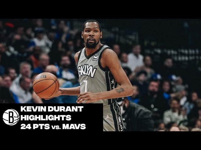 Kevin Durant Highlights | 24 Points vs. Dallas Mavericks background
