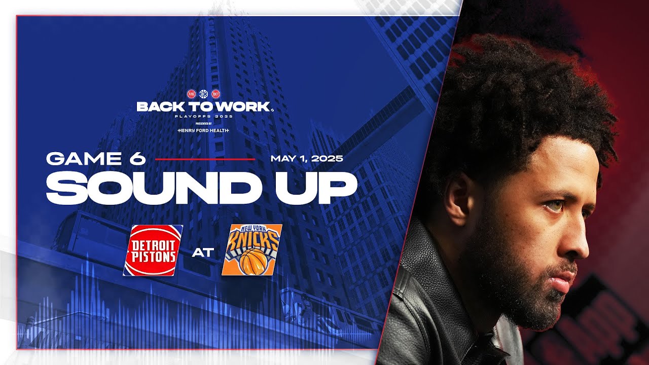 Game 6 Post-Game Press Conference: Cade Cunningham | Pistons vs Knicks | 05.01.25 background