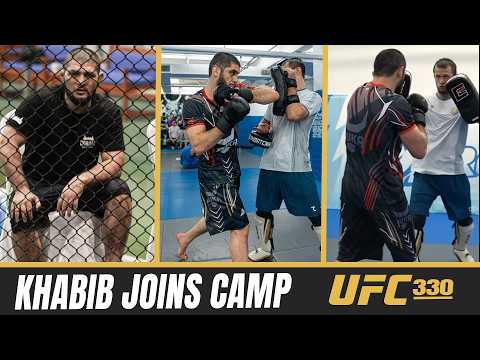 Khabib Nurmagomedov Joins Islam Makhachev's TRAINING CAMP For UFC 330 vs Ian Garry! background