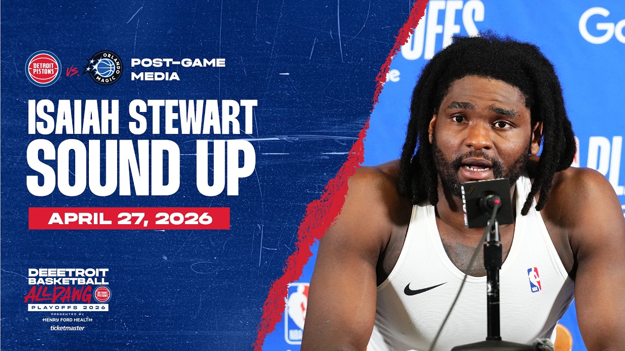 Post-Game Press Conference: Isaiah Stewart | Pistons vs. Magic | 04.27.26