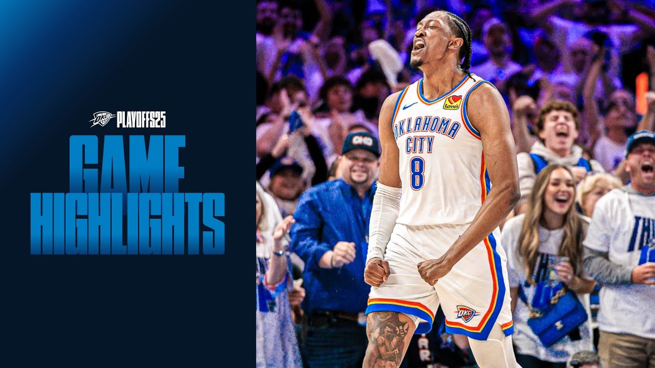 OKC Thunder vs Memphis Grizzlies | Round 1 Game 1 Highlights | NBA Playoffs | April 20, 2025 background