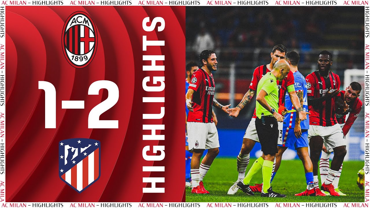 AC Milan 1-2 Atlético Madrid 😤 | Highlights Champions League background
