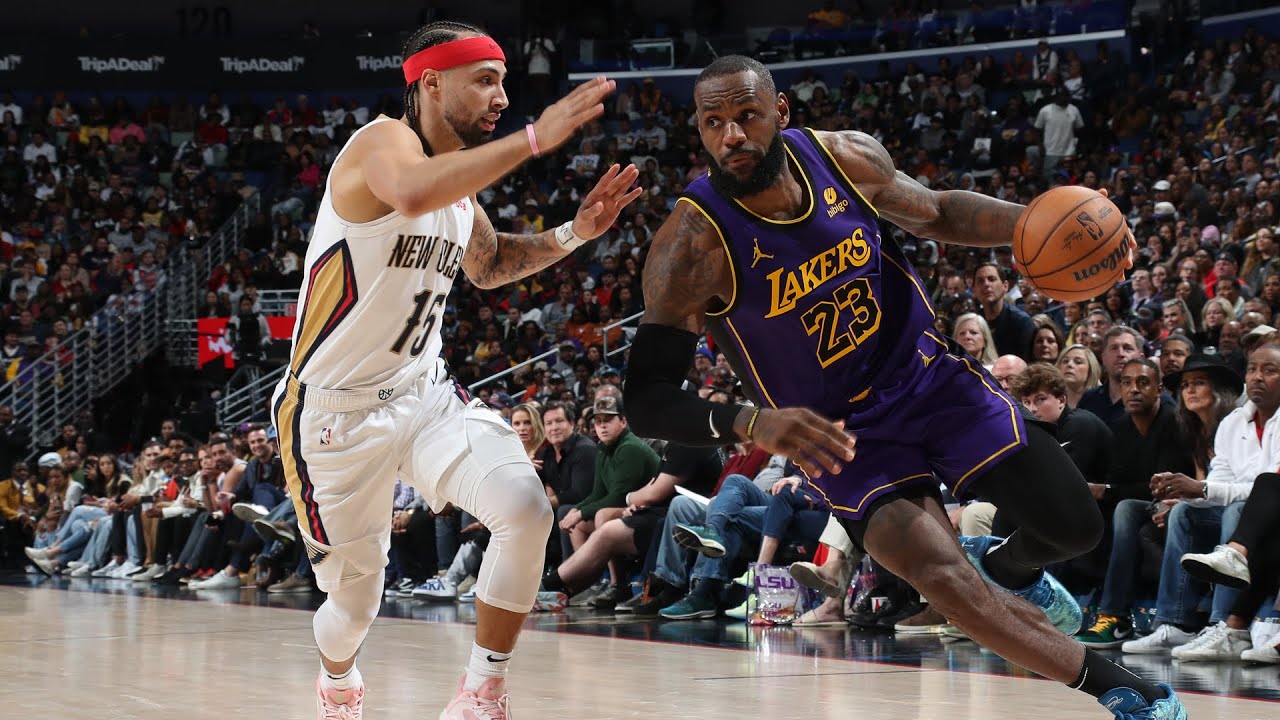 Pelicans Stat Leader Highlights: Jose Alvarado grabs 4 steals vs. Los Angeles Lakers background