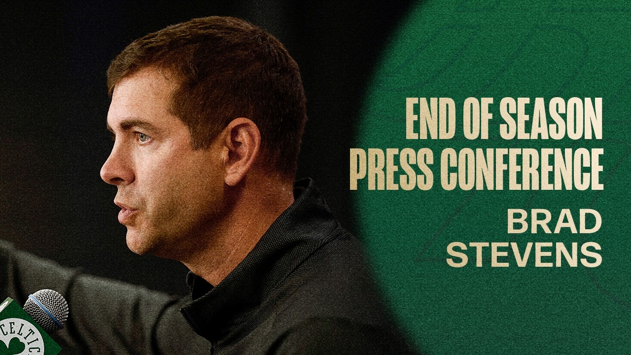 Brad Stevens discusses Jayson Tatum, Jaylen Brown, our playoff exit & more in end-of-season presser