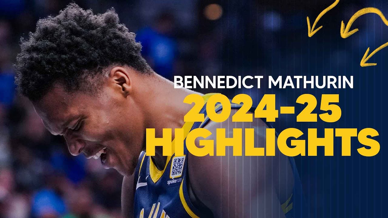 Bennedict Mathurin TOP PLAYS from 2024-25 background