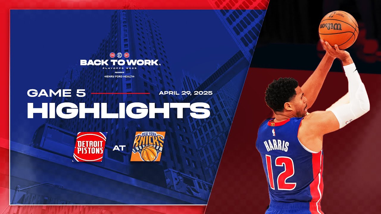 Pistons Win Game 5 | Full Highlights #pistons #detroitpistons #nba