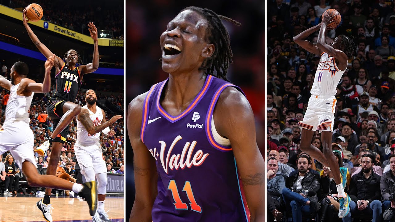 Bol Bol 2023-24 Phoenix Suns Highlights background