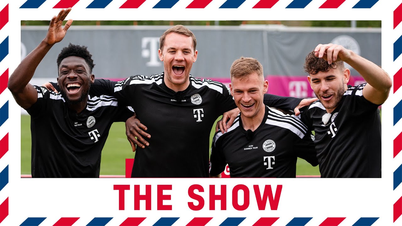 All FC Bayern Summer Games Challenges 2022 - The Show! background