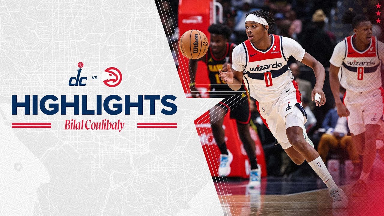 Highlights: Bilal Coulibaly puts up career-high 27 points in victory over Atlanta Hawks | 10/30/24 background