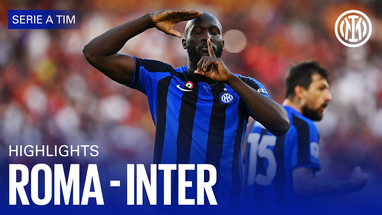 ROMA 0-2 INTER | HIGHLIGHTS | SERIE A 22/23 ⚫🔵🇬🇧