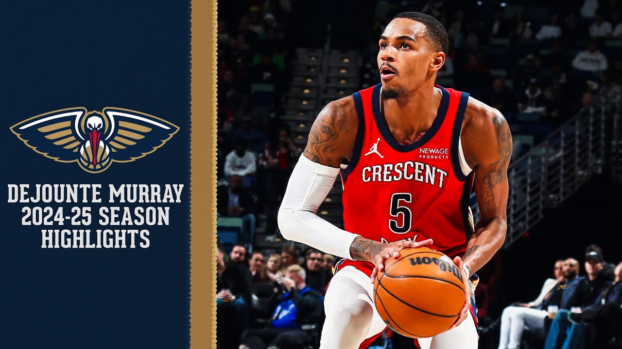 Dejounte Murray 2024-25 NBA Season Highlights | New Orleans Pelicans background