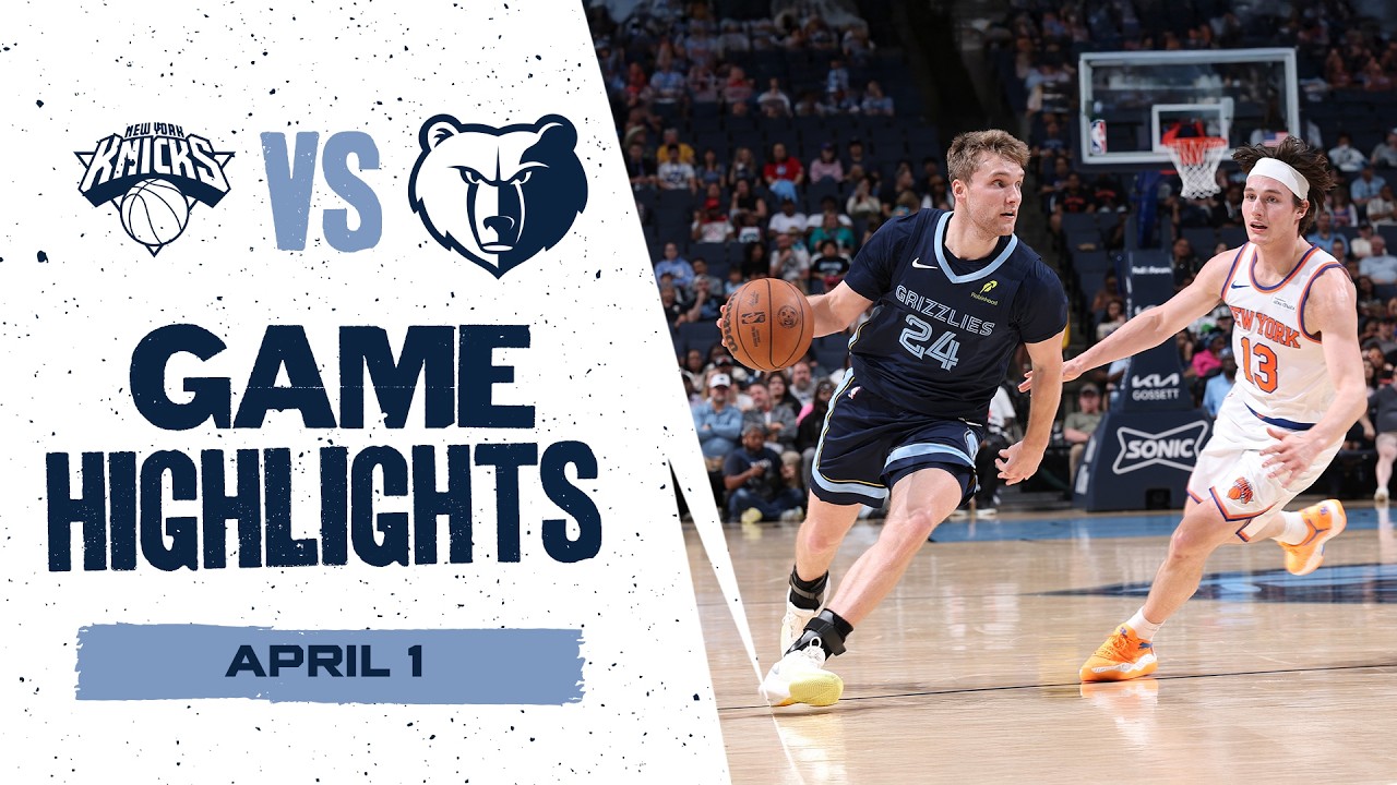 Memphis Grizzlies Highlights vs. New York Knicks background