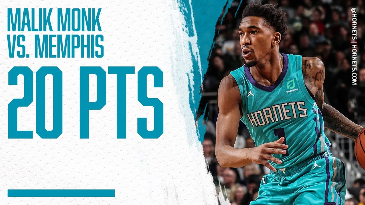 Malik Monk (20 points) Highlights vs. Memphis Grizzlies
