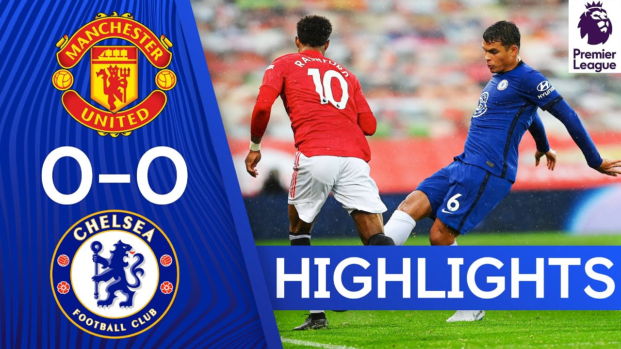 Manchester United 0-0 Chelsea | Premier League Highlights background