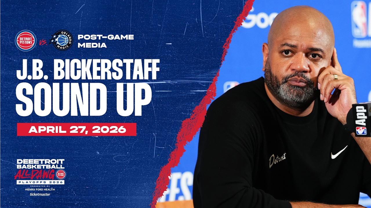 Post Game Press Conference J B Bickerstaff Pistons vs Magic 04 27 26 Lost