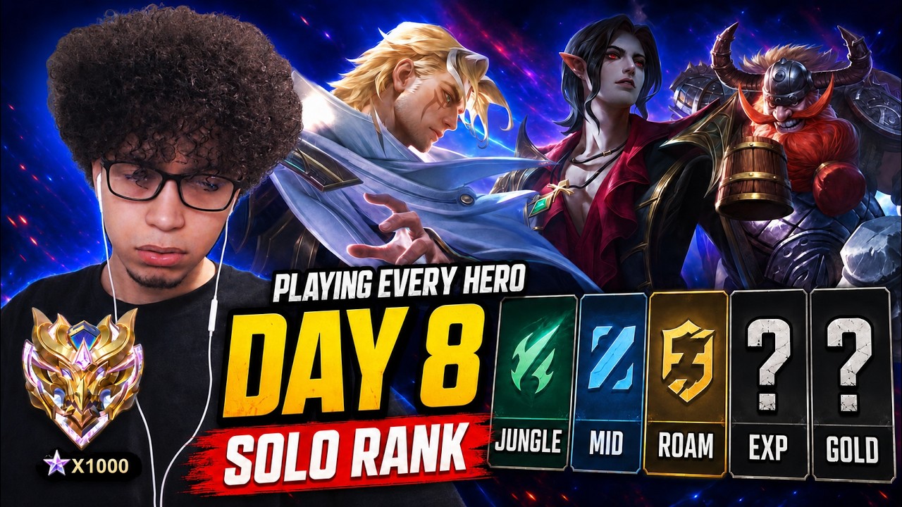 Playing EVERY Hero in Solo Rank — Day 8