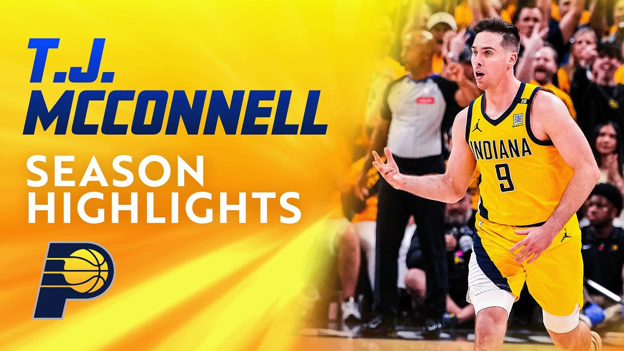 T.J. McConnell 2023-24 Season Highlights | Indiana Pacers background