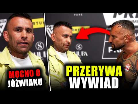 "CAŁY CZAS ROBI PROBLEMY!" JÓŹWIAK NASŁUCHUJE I PRZERYWA WYWIAD Z TAŃCULĄ!