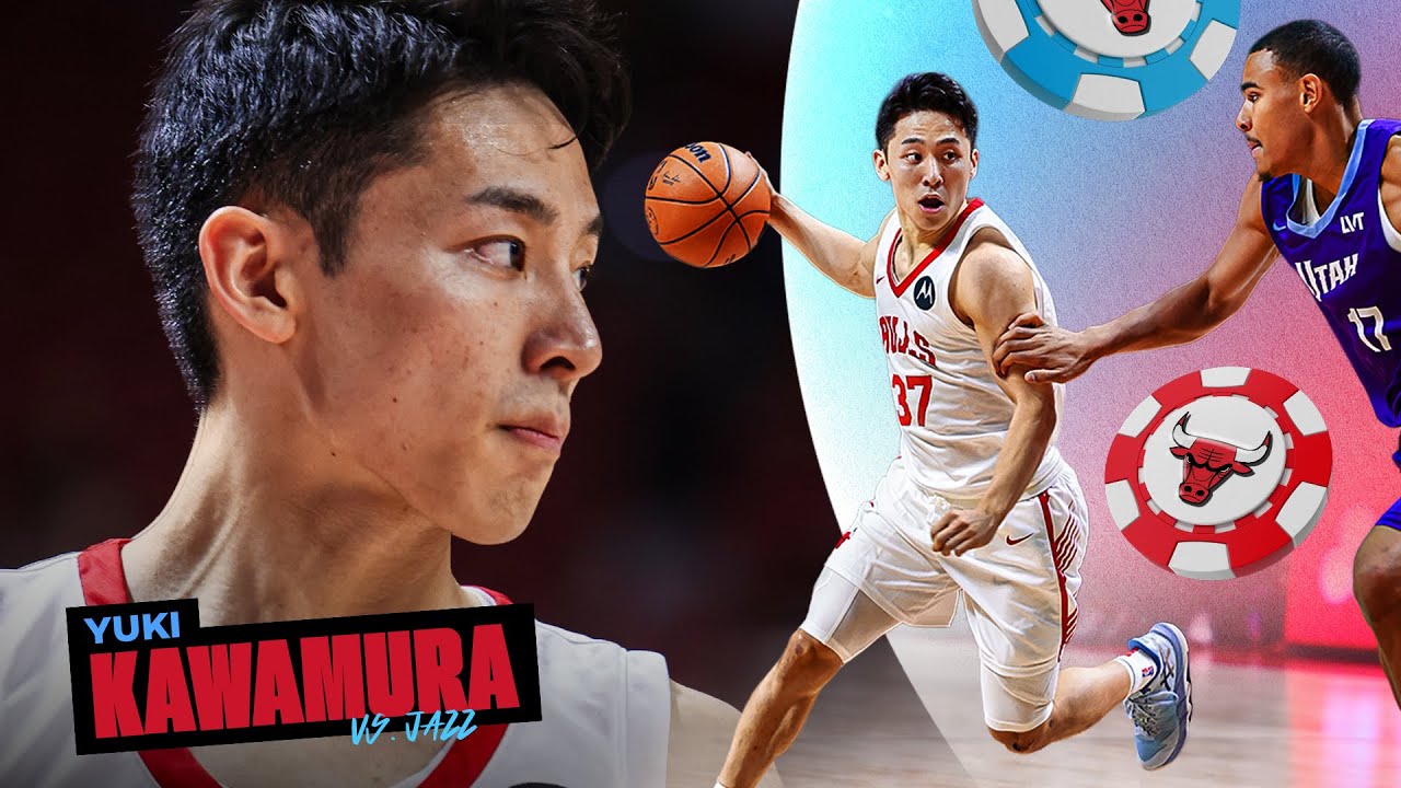 Yuki Kawamura DOMINATES in Summer League π₯π―π΅ 20 PTS & 10 AST vs. Utah | Chicago Bulls Highlights background