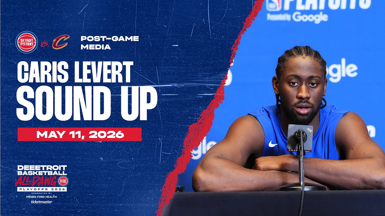 Round 2 Game 4: Post-Game Press Conference: Caris LeVert | Pistons vs. CavsΒ | 05.11.26
