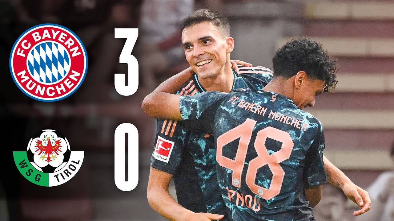 Palhinha’s first Bayern goal was a SCREAMER! | FC Bayern - WSG Tirol | Highlights
