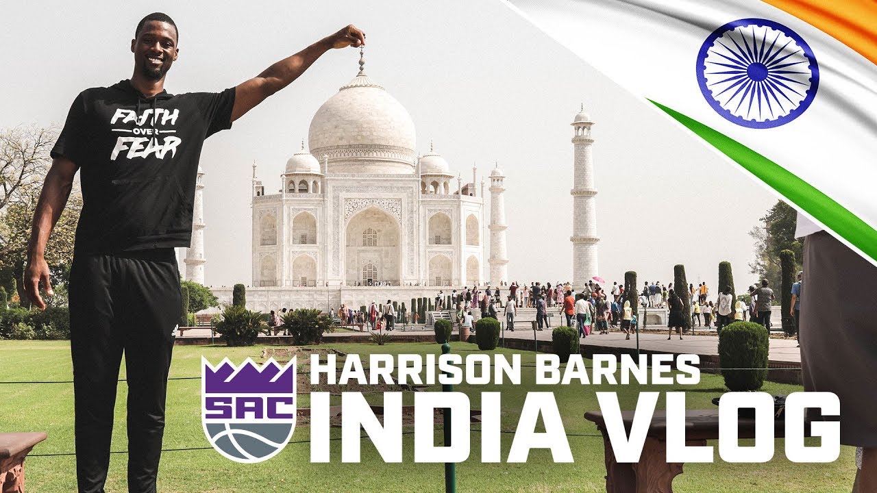 Harrison Barnes India Vlog background