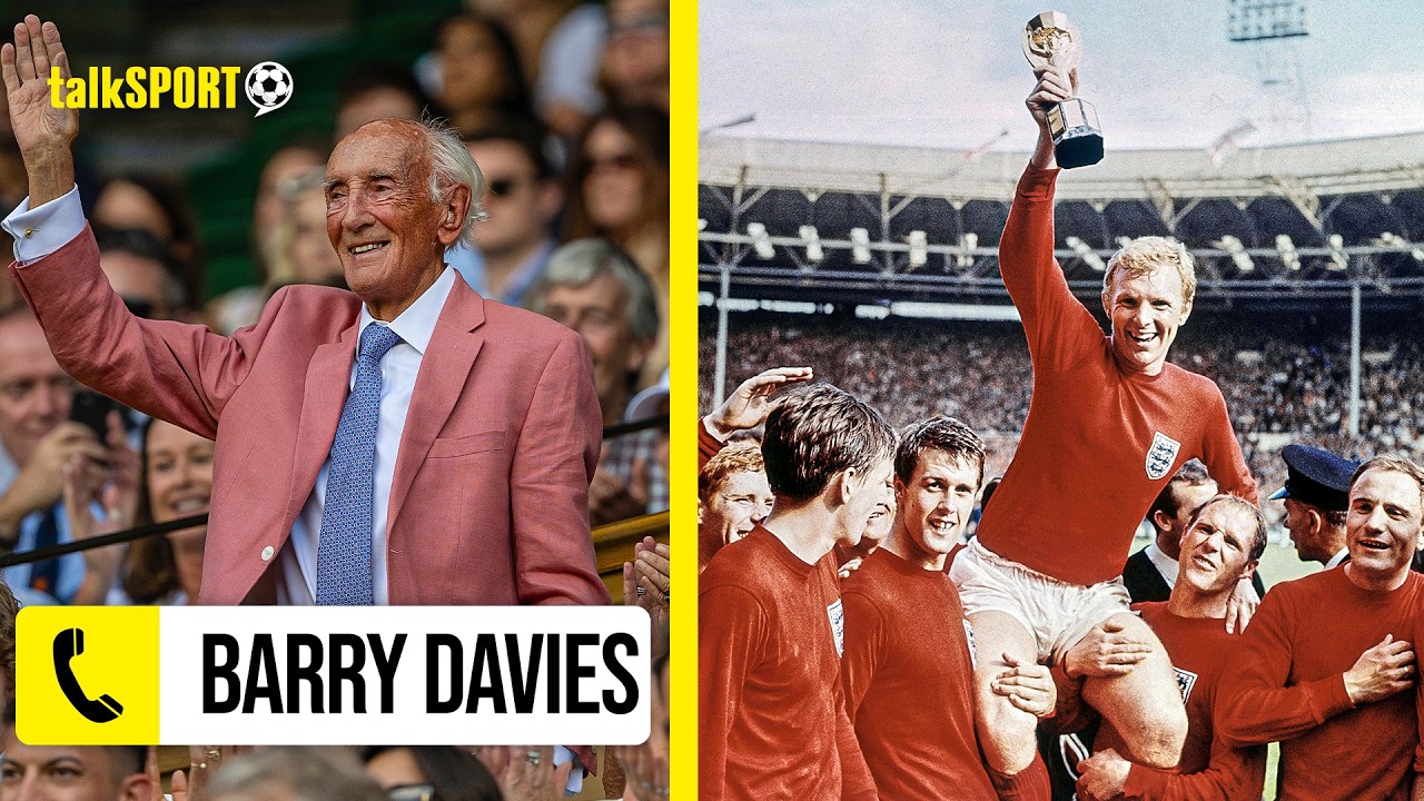 "TOTALLY DIFFERENT ATMOSPHERE" Barry Davies recalls EUPHORIA of England's World Cup WIN in 1966!