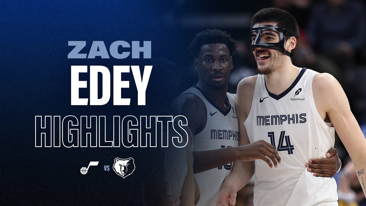 Zach Edey Highlights vs Utah Jazz background