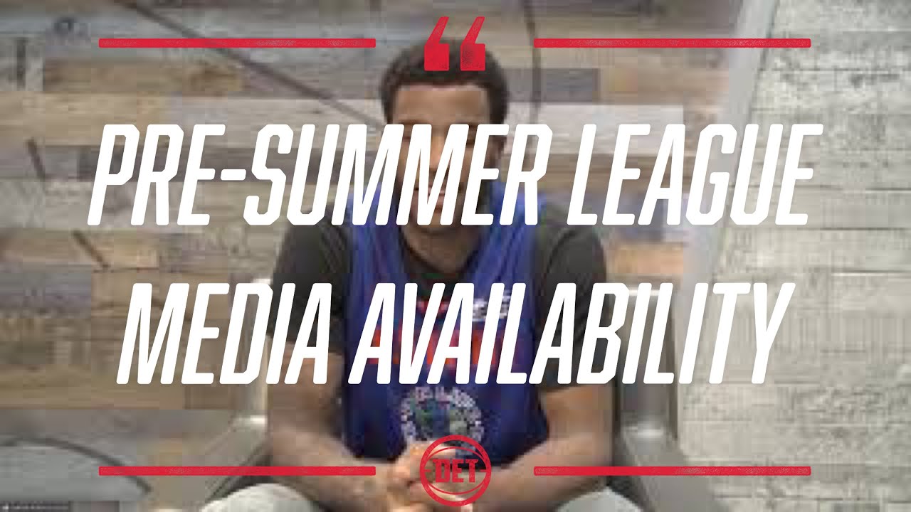 8.3.21 | Coach Casey, Saddiq Bey, & Cade Cunningham Pre-Summer League Full Media Availability background